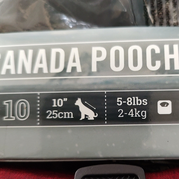 Canada Pooch Everest Explorer Red Fleece Lined Insulated Dog Coat, Size 10/S (R1 - Picture 2 of 5